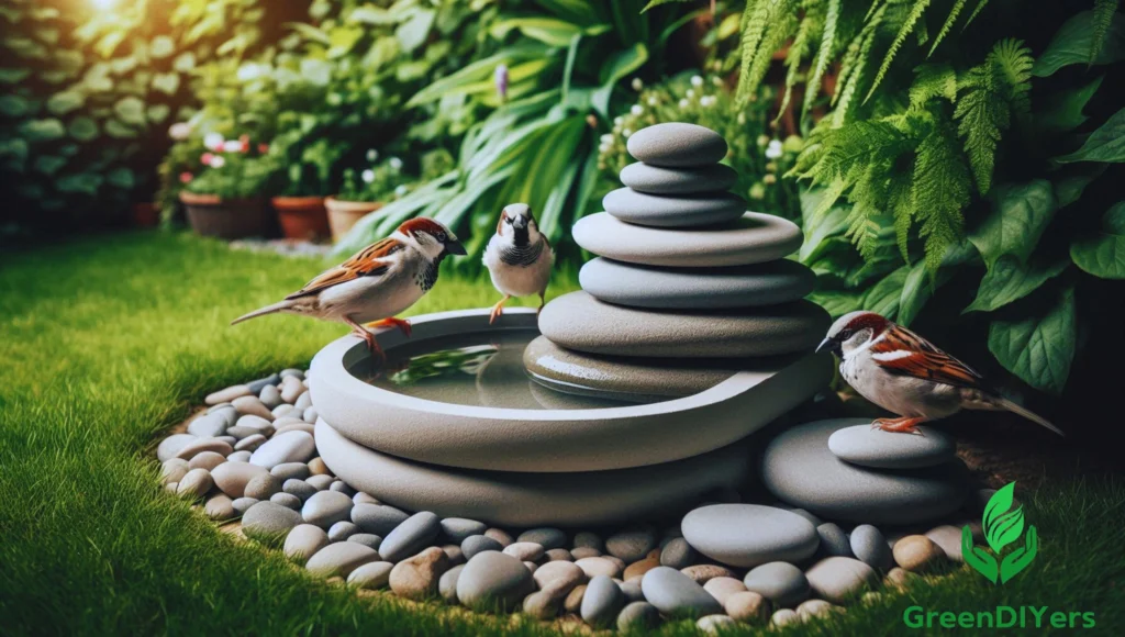 diy bird bath​