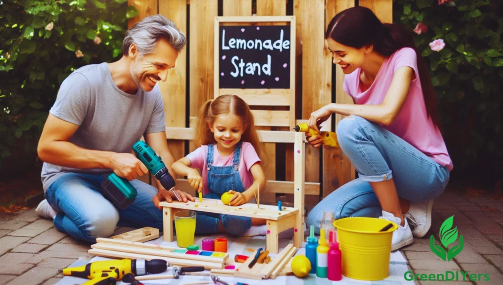 how to build diy lemonade stand