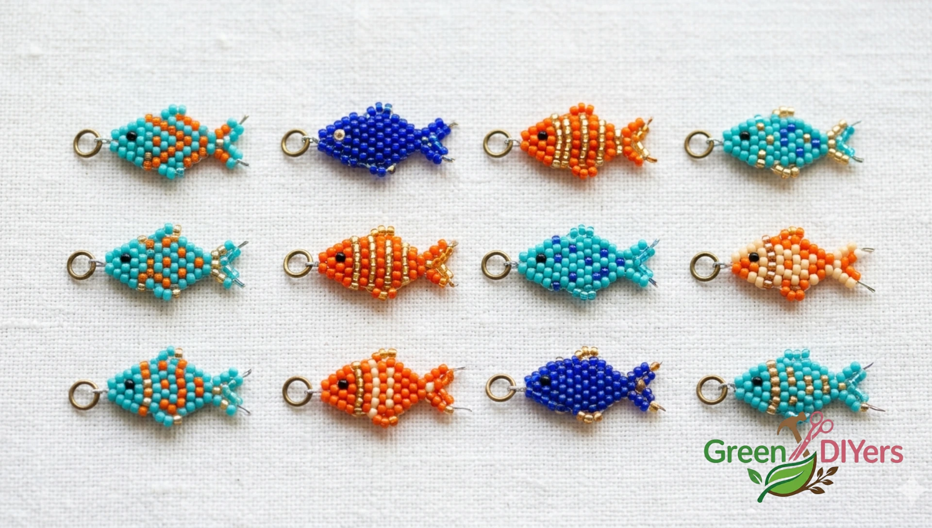 Beaded Fish Pattern